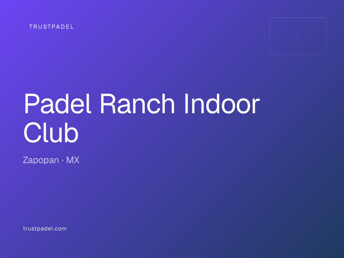 Padel Ranch Indoor Club padel club