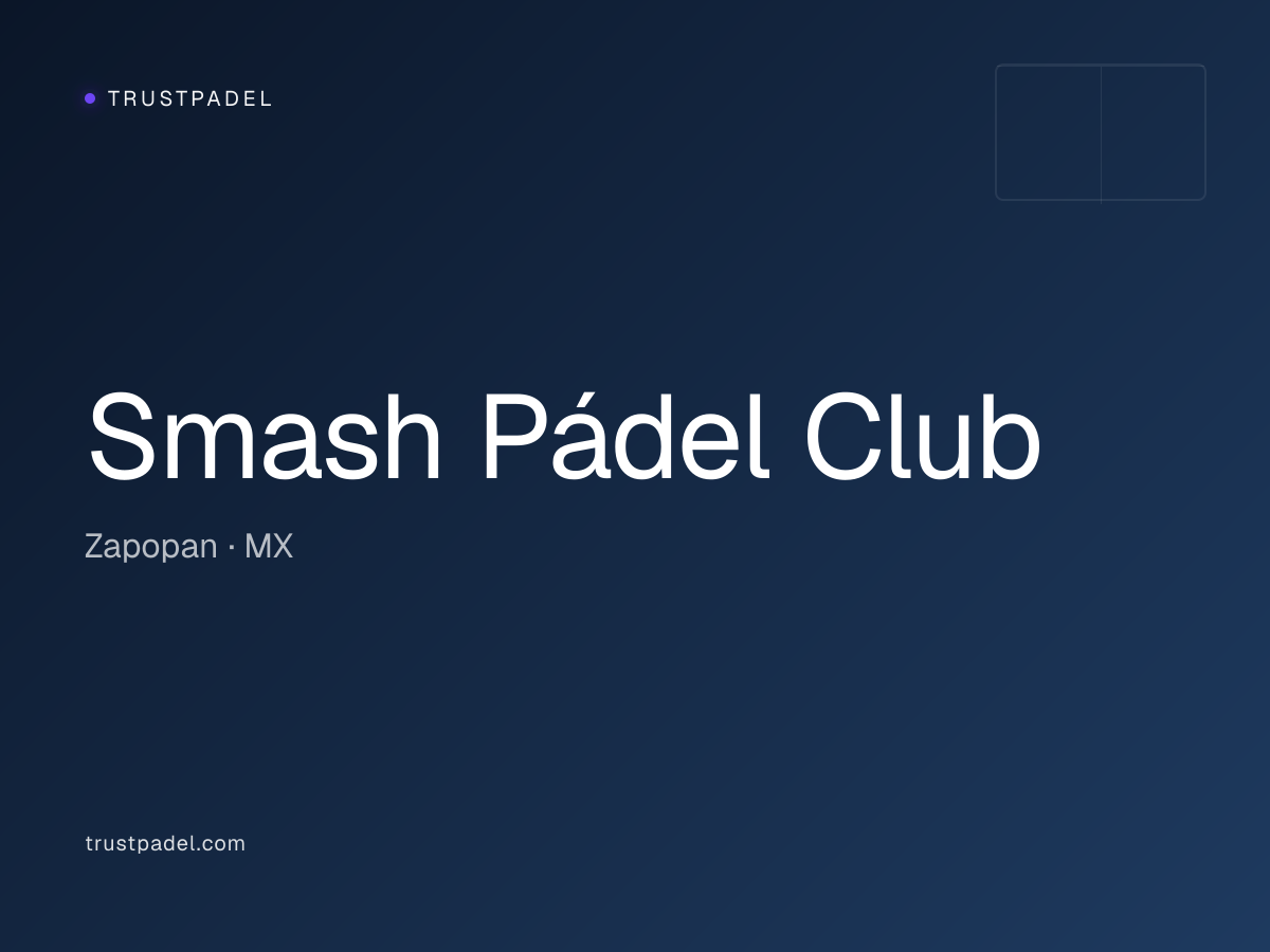 Smash Pádel Club padel club
