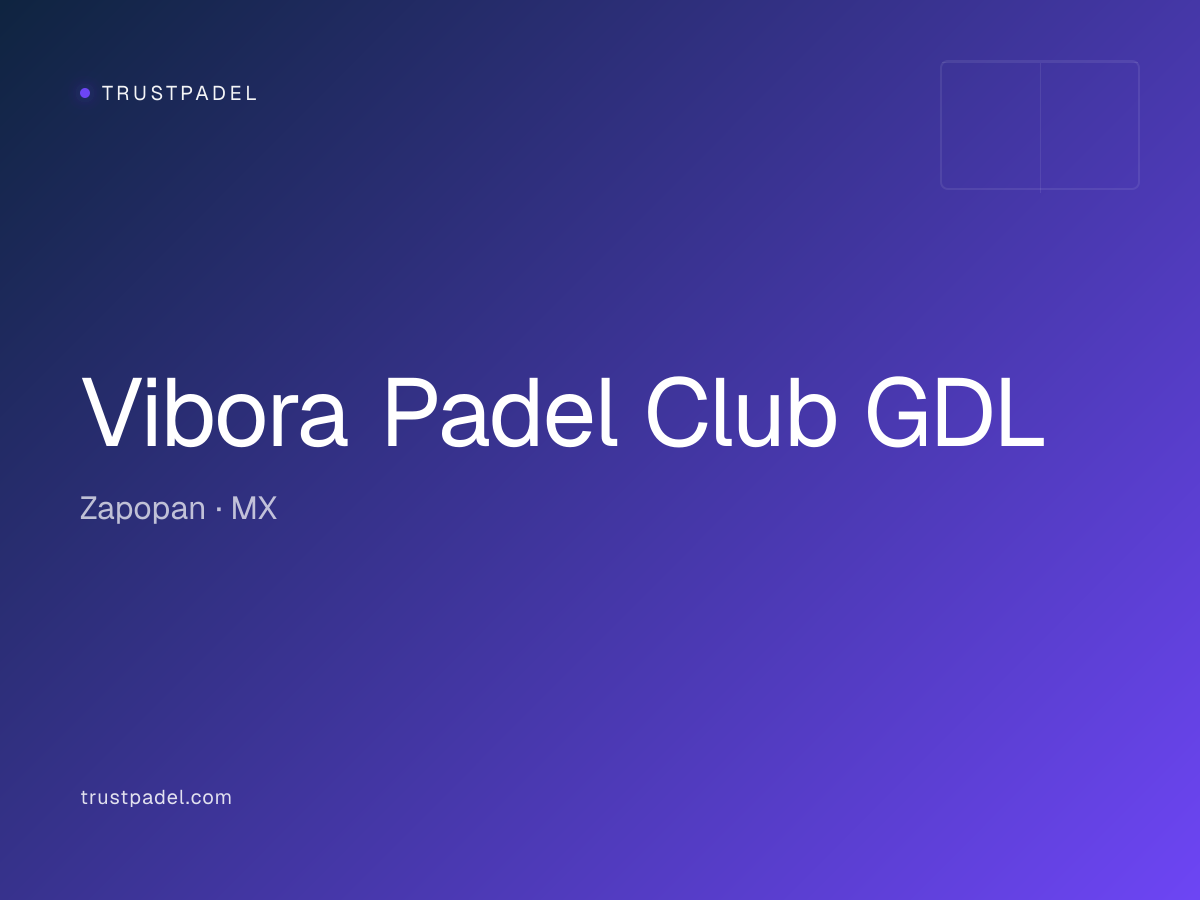 Vibora Padel Club GDL padel club