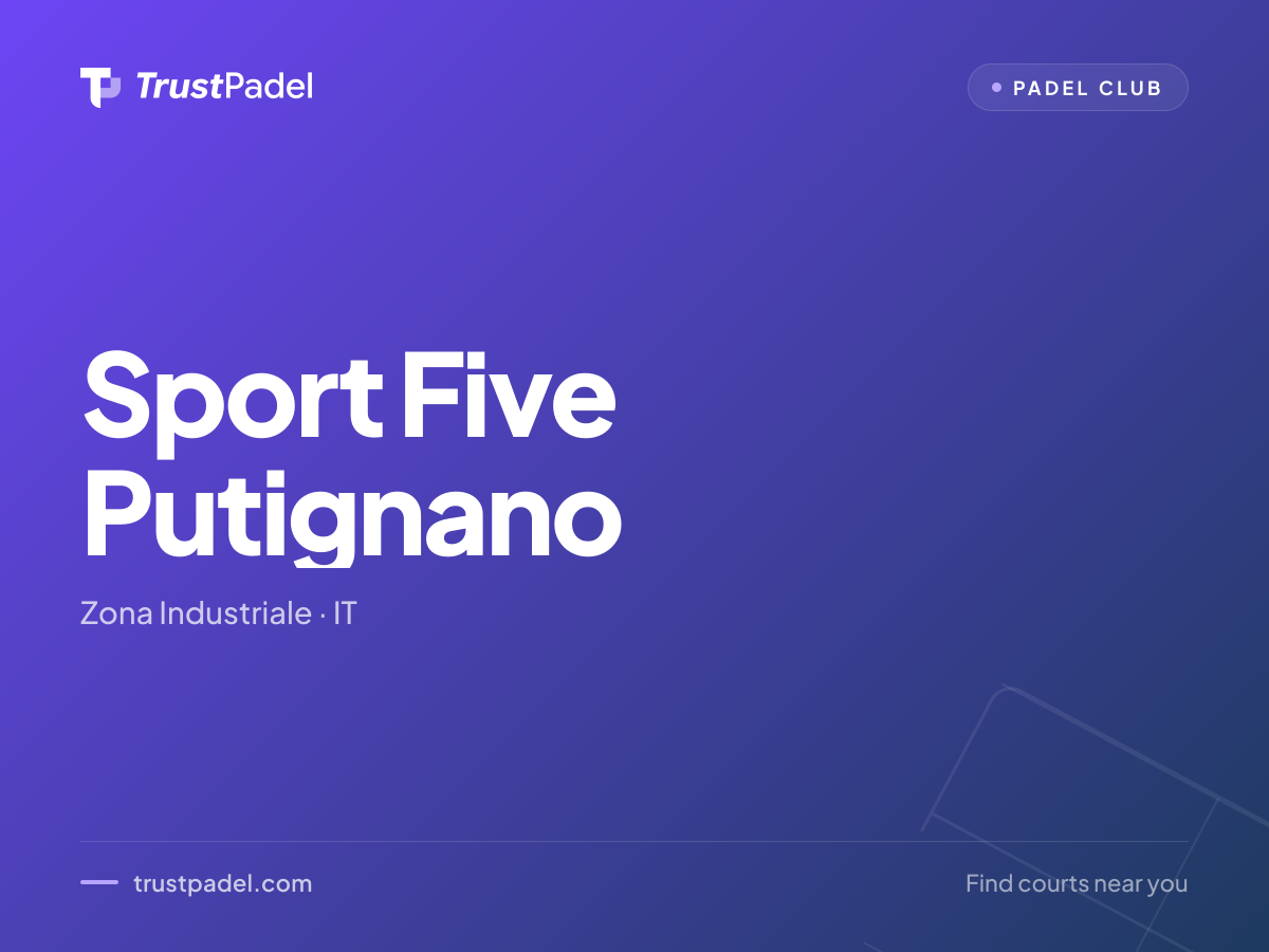 Sport Five Putignano padel club