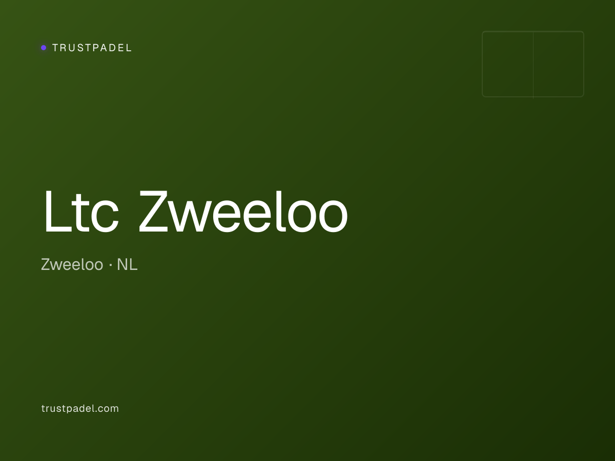 Ltc Zweeloo padel club
